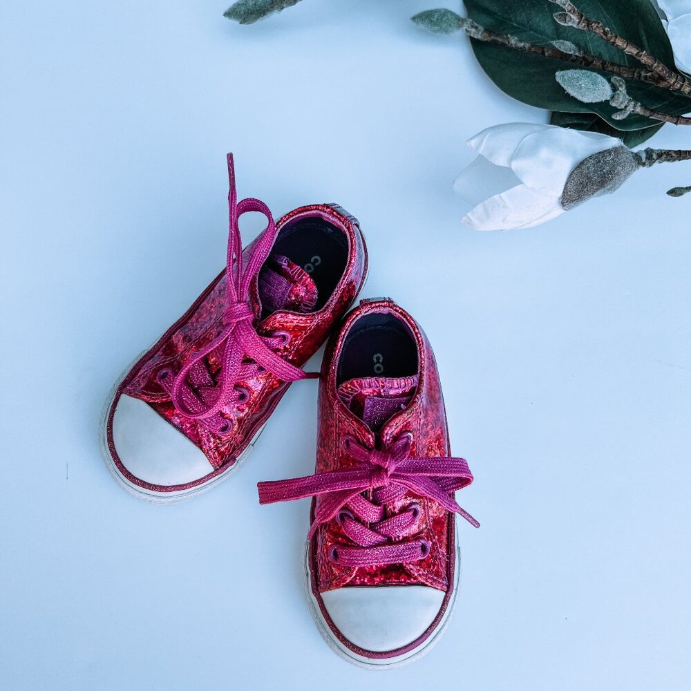Converse Toddler Glitter Chuck Taylor All Star (EUC)